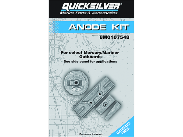 MERCURY Anoden-Kit Aluminium (8M0107548)