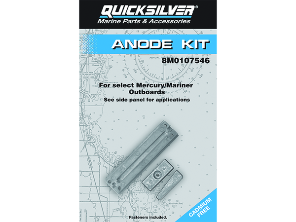 MERCURY Anoden-Kit Aluminium (8M0107546)