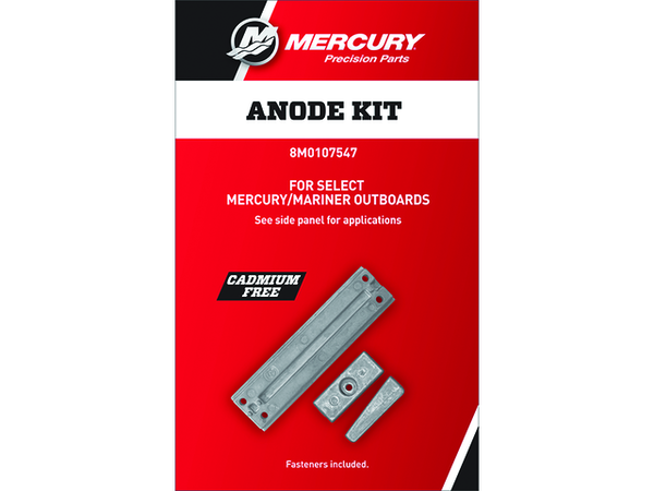 MERCURY Anoden-Kit Aluminium (8M0107547)