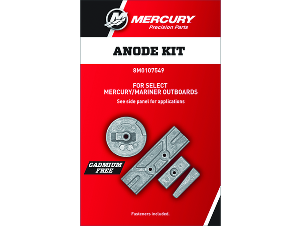 MERCURY Anoden-Kit Aluminium (8M0107549)